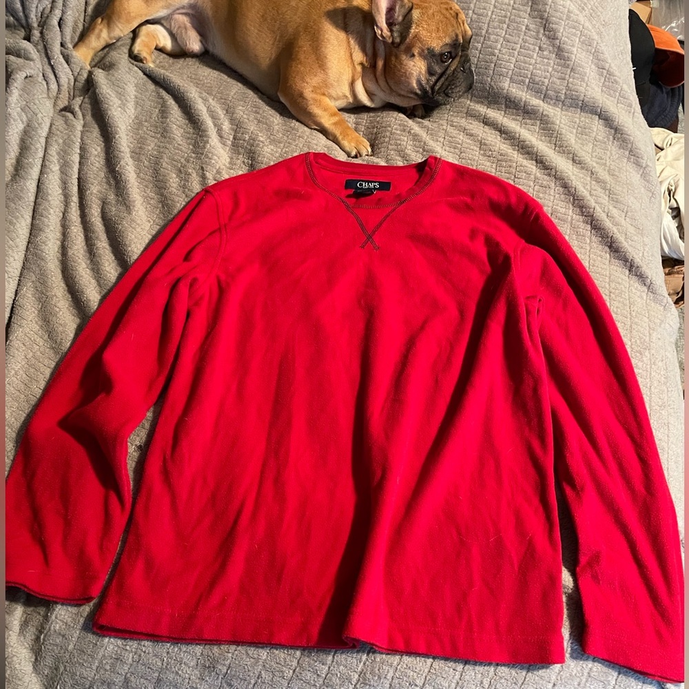 Chaps by Ralph Lauren fleece sleep shirt M